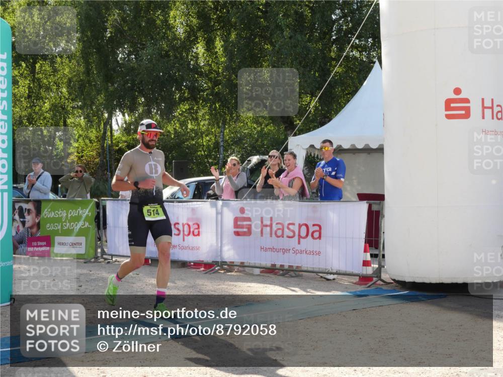 07.09.2025 - 19. Norderstedt Triathlon Zöllner http://msf.ph/oto/8792058 07.09.2025 16:17:08 Ziel 514 meine-sportfotos.de
