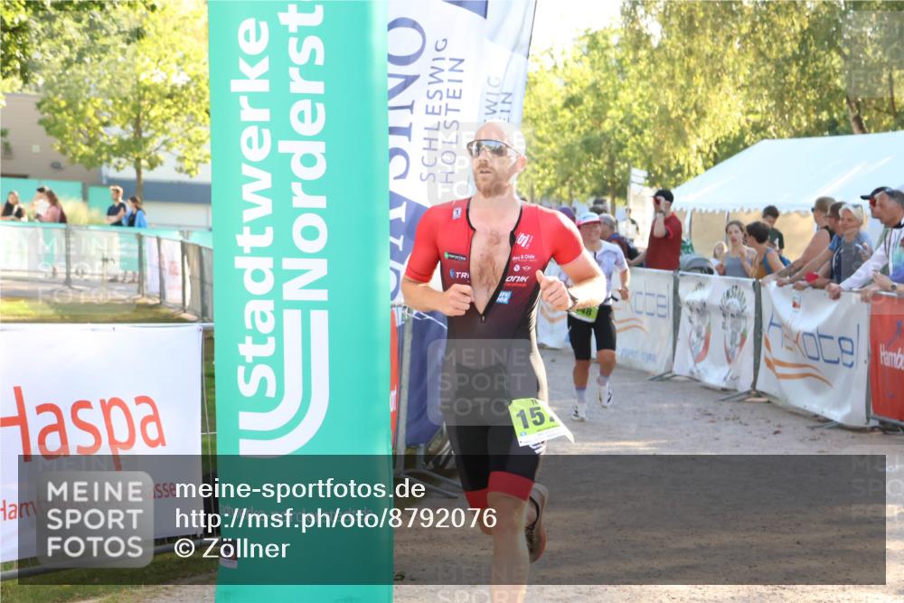 07.09.2025 - 19. Norderstedt Triathlon Zöllner http://msf.ph/oto/8792076 07.09.2025 16:35:25 Ziel 448, 905, 1570 meine-sportfotos.de