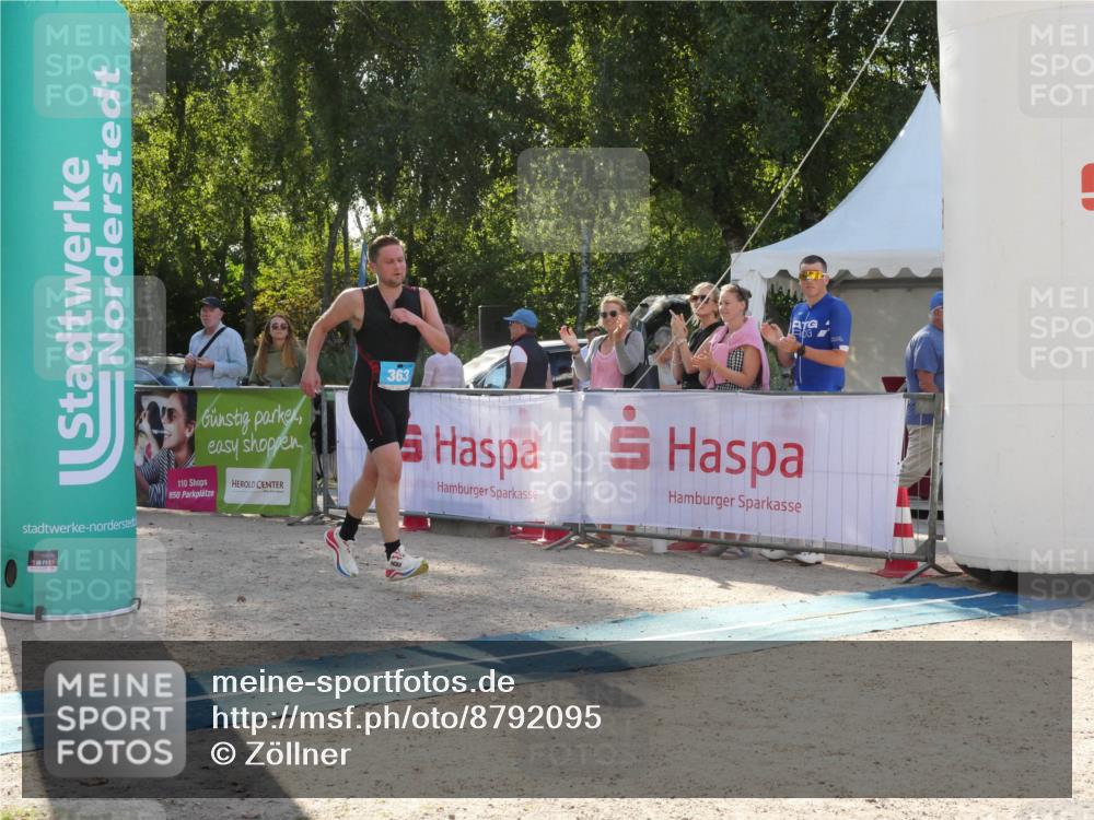 07.09.2025 - 19. Norderstedt Triathlon Zöllner http://msf.ph/oto/8792095 07.09.2025 16:17:39 Ziel 363 meine-sportfotos.de