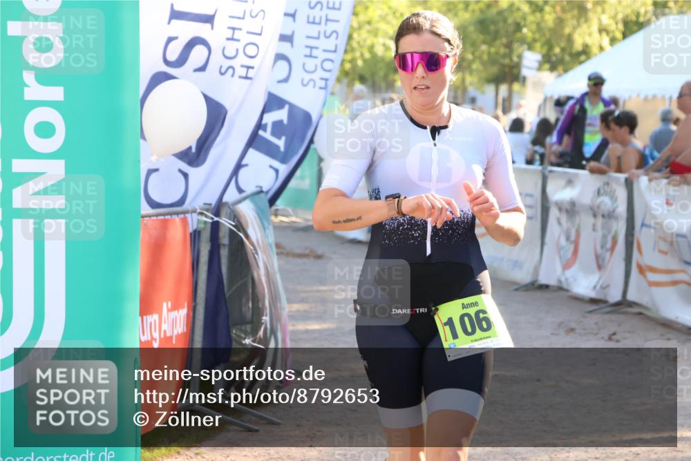 07.09.2025 - 19. Norderstedt Triathlon Zöllner http://msf.ph/oto/8792653 07.09.2025 16:38:14 Ziel 529, 1068, 1563 meine-sportfotos.de