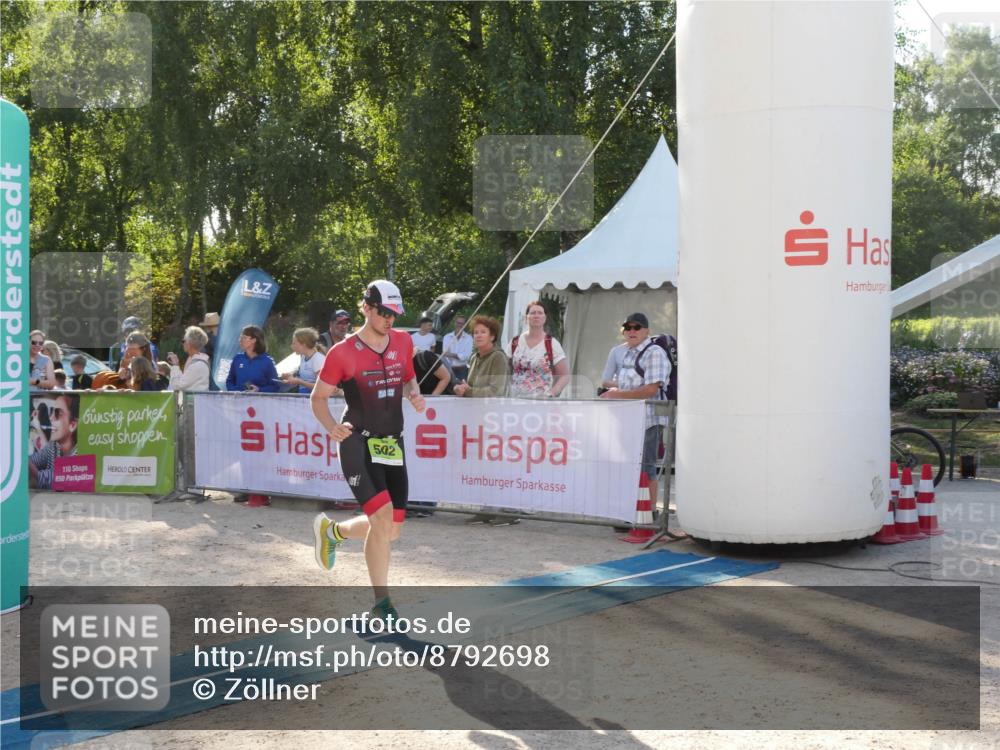 07.09.2025 - 19. Norderstedt Triathlon Zöllner http://msf.ph/oto/8792698 07.09.2025 16:29:34 Ziel 502 meine-sportfotos.de