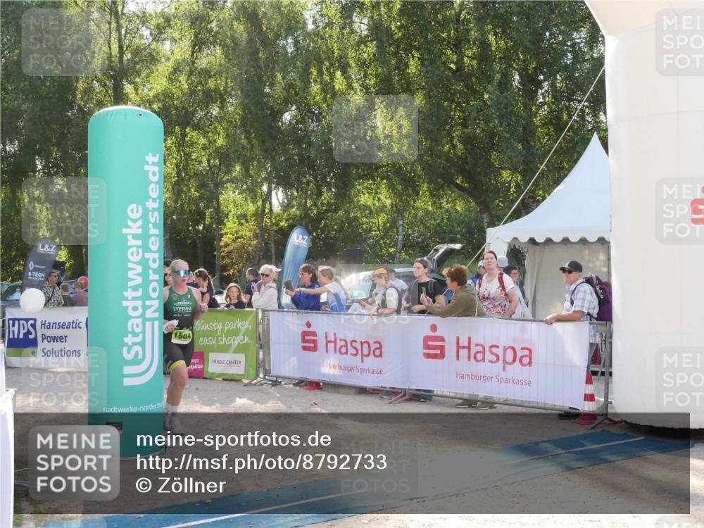 07.09.2025 - 19. Norderstedt Triathlon Zöllner http://msf.ph/oto/8792733 07.09.2025 16:30:10 Ziel 1504 meine-sportfotos.de