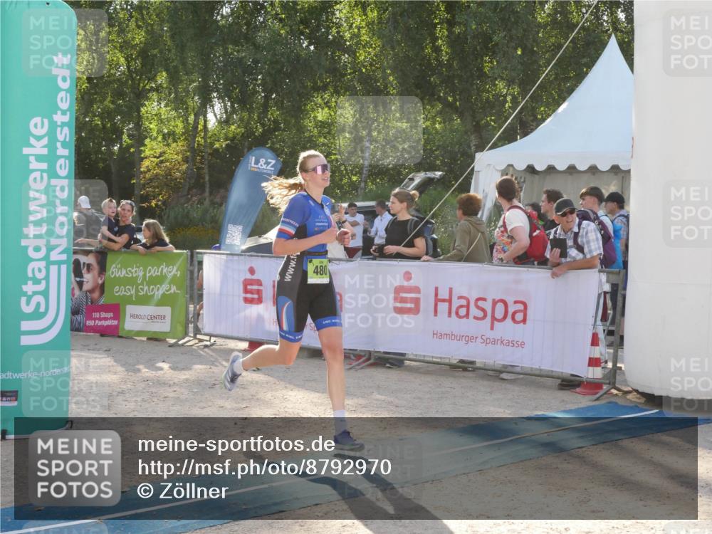 07.09.2025 - 19. Norderstedt Triathlon Zöllner http://msf.ph/oto/8792970 07.09.2025 16:31:30 Ziel 480, 525, 1594 meine-sportfotos.de