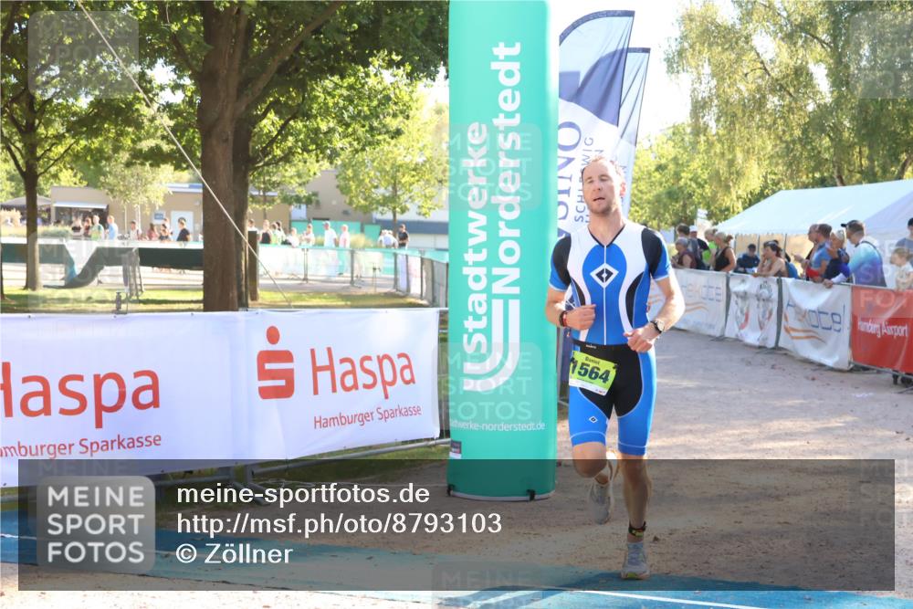 07.09.2025 - 19. Norderstedt Triathlon Zöllner http://msf.ph/oto/8793103 07.09.2025 16:39:40 Ziel 1067, 1564 meine-sportfotos.de