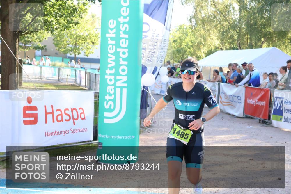 07.09.2025 - 19. Norderstedt Triathlon Zöllner http://msf.ph/oto/8793244 07.09.2025 16:40:16 Ziel 1485, 1582 meine-sportfotos.de
