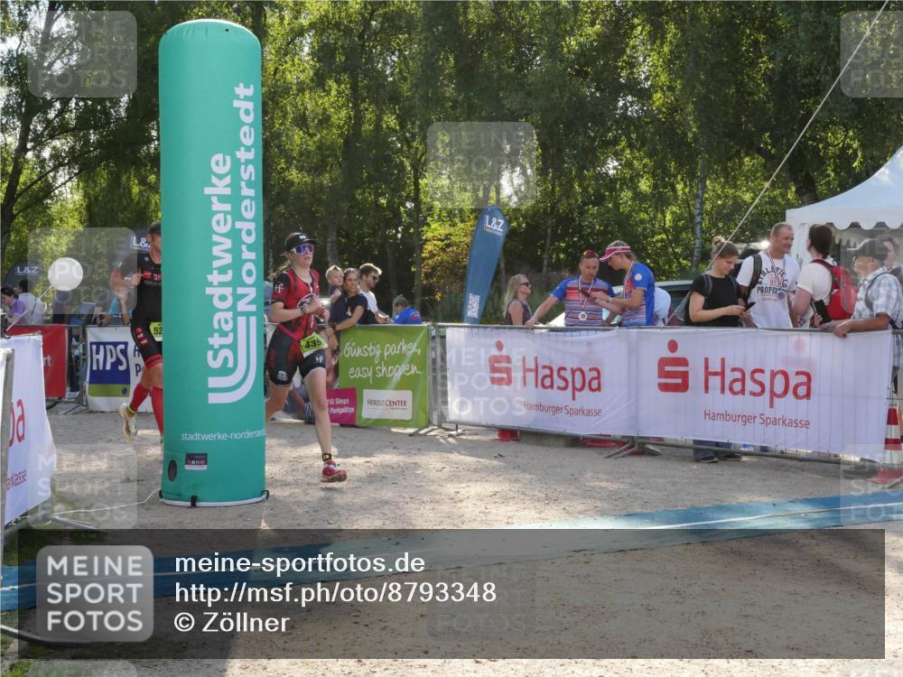 07.09.2025 - 19. Norderstedt Triathlon Zöllner http://msf.ph/oto/8793348 07.09.2025 16:35:48 Ziel 439, 526, 1600 meine-sportfotos.de
