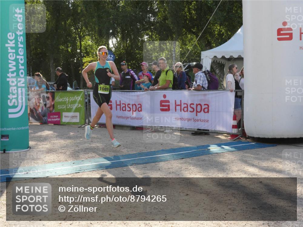 07.09.2025 - 19. Norderstedt Triathlon Zöllner http://msf.ph/oto/8794265 07.09.2025 16:45:55 Ziel 1089 meine-sportfotos.de