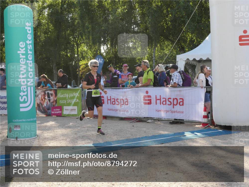 07.09.2025 - 19. Norderstedt Triathlon Zöllner http://msf.ph/oto/8794272 07.09.2025 16:46:03 Ziel 447, 1492 meine-sportfotos.de