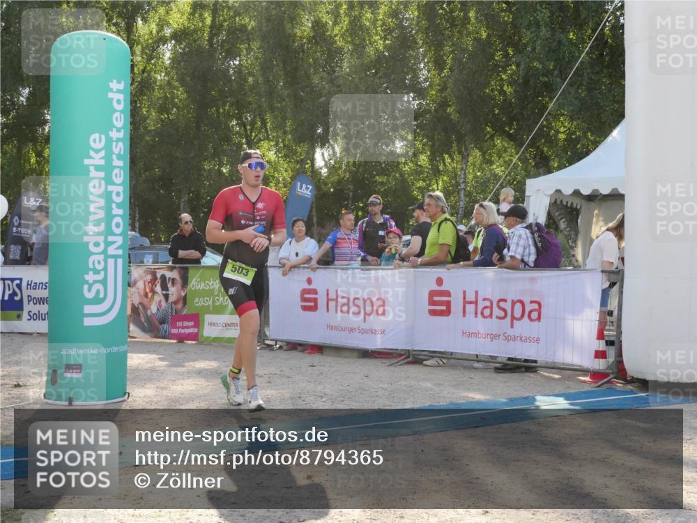 07.09.2025 - 19. Norderstedt Triathlon Zöllner http://msf.ph/oto/8794365 07.09.2025 16:47:03 Ziel 503 meine-sportfotos.de