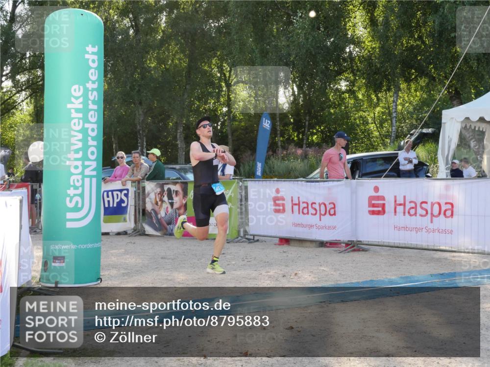 07.09.2025 - 19. Norderstedt Triathlon Zöllner http://msf.ph/oto/8795883 07.09.2025 17:06:32 Ziel 1411 meine-sportfotos.de