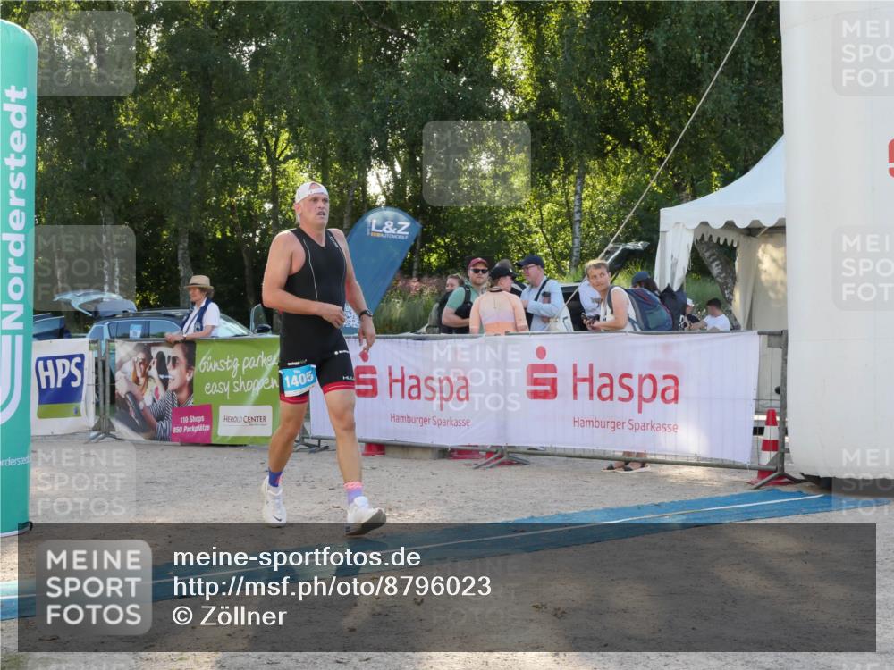07.09.2025 - 19. Norderstedt Triathlon Zöllner http://msf.ph/oto/8796023 07.09.2025 17:08:33 Ziel 1405 meine-sportfotos.de