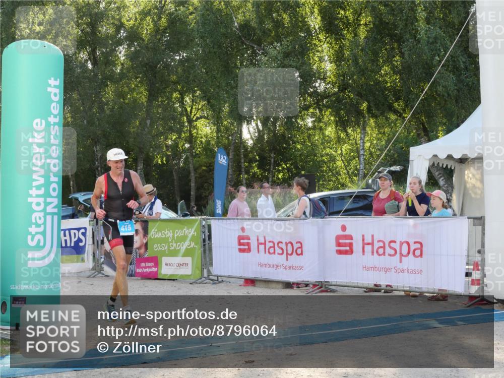 07.09.2025 - 19. Norderstedt Triathlon Zöllner http://msf.ph/oto/8796064 07.09.2025 17:10:04 Ziel 415 meine-sportfotos.de