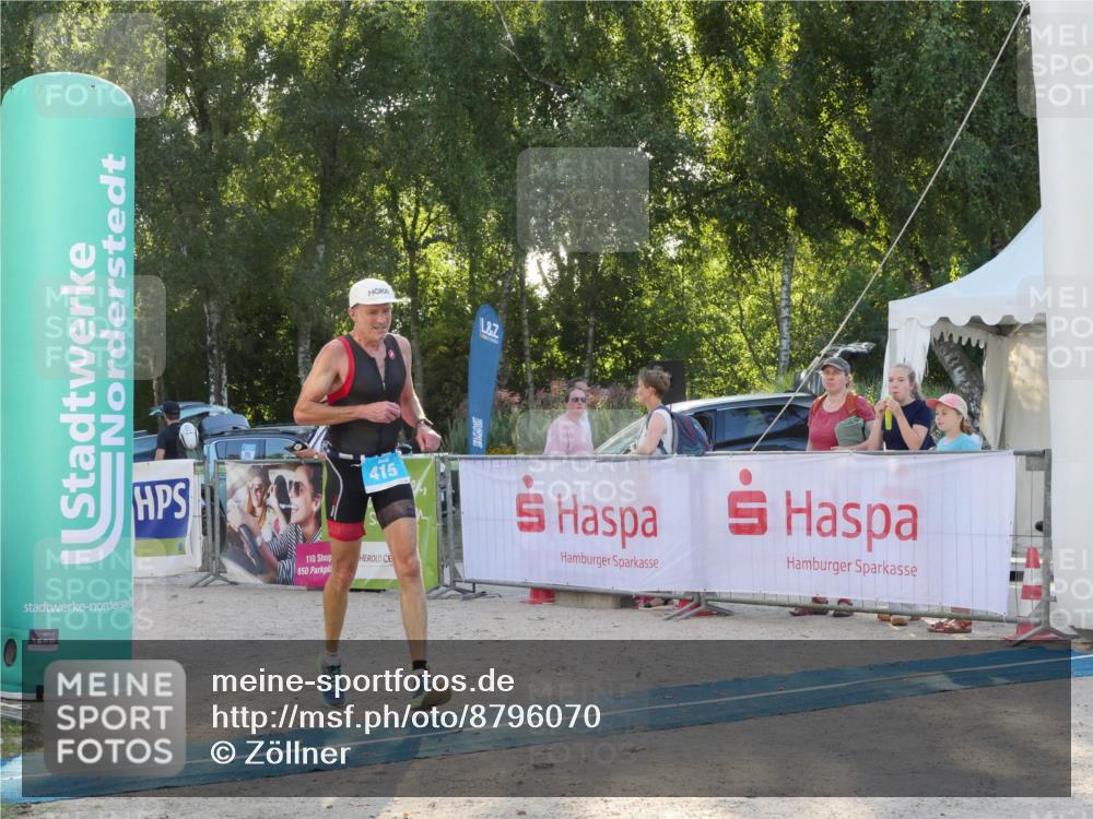 07.09.2025 - 19. Norderstedt Triathlon Zöllner http://msf.ph/oto/8796070 07.09.2025 17:10:04 Ziel 415 meine-sportfotos.de