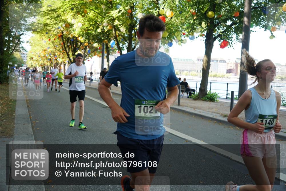 07.09.2025 - BARMER Alsterlauf Yannick Fuchs http://msf.ph/oto/8796108 07.09.2025 11:44:20 Laufen 1034, 36, 1021, 1140 meine-sportfotos.de