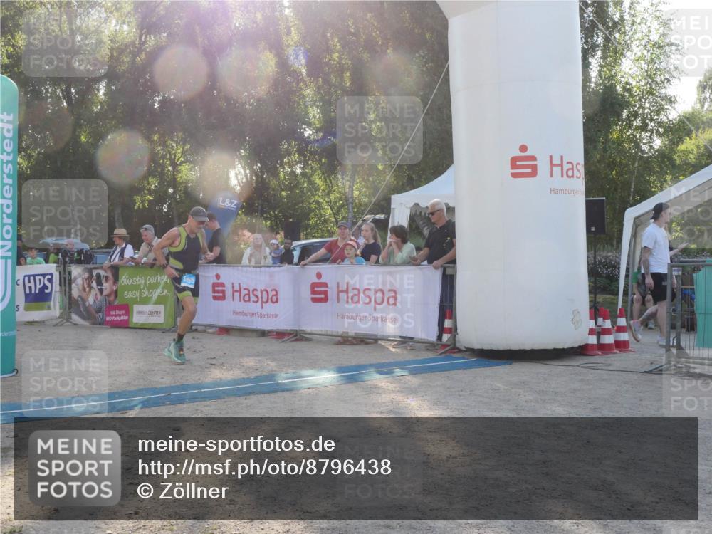 07.09.2025 - 19. Norderstedt Triathlon Zöllner http://msf.ph/oto/8796438 07.09.2025 17:14:48 Ziel 1455 meine-sportfotos.de