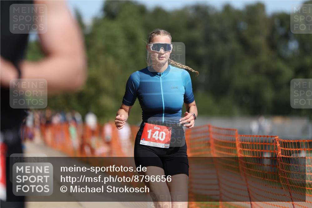 07.09.2025 - 19. Norderstedt Triathlon Michael Strokosch http://msf.ph/oto/8796656 07.09.2025 12:20:07 Laufen 140, 1225, 1278 meine-sportfotos.de