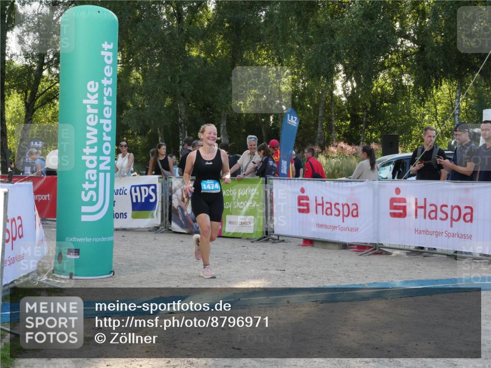 07.09.2025 - 19. Norderstedt Triathlon Zöllner http://msf.ph/oto/8796971 07.09.2025 17:24:15 Ziel 1474 meine-sportfotos.de