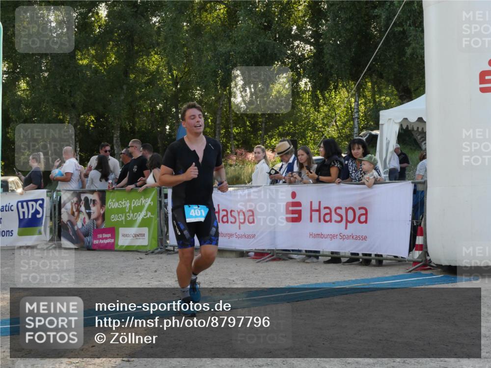 07.09.2025 - 19. Norderstedt Triathlon Zöllner http://msf.ph/oto/8797796 07.09.2025 17:36:56 Ziel 401 meine-sportfotos.de