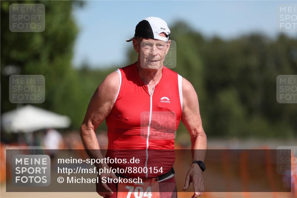 07.09.2025 - 19. Norderstedt Triathlon Michael Strokosch http://msf.ph/oto/8800154 07.09.2025 12:00:43 Laufen 704 meine-sportfotos.de