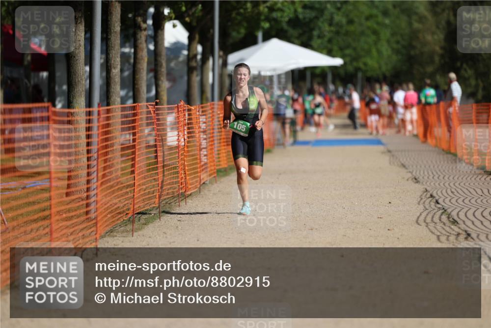 07.09.2025 - 19. Norderstedt Triathlon Michael Strokosch http://msf.ph/oto/8802915 07.09.2025 11:00:59 Laufen 105 meine-sportfotos.de