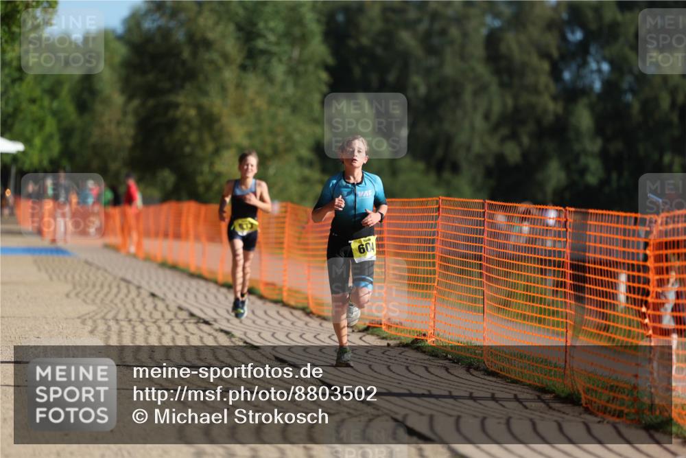 07.09.2025 - 19. Norderstedt Triathlon Michael Strokosch http://msf.ph/oto/8803502 07.09.2025 09:42:45 Laufen 604, 633 meine-sportfotos.de