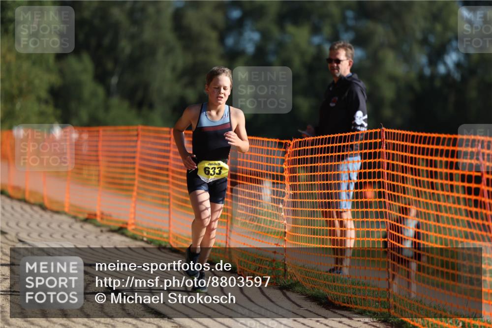 07.09.2025 - 19. Norderstedt Triathlon Michael Strokosch http://msf.ph/oto/8803597 07.09.2025 09:42:50 Laufen 604, 633 meine-sportfotos.de