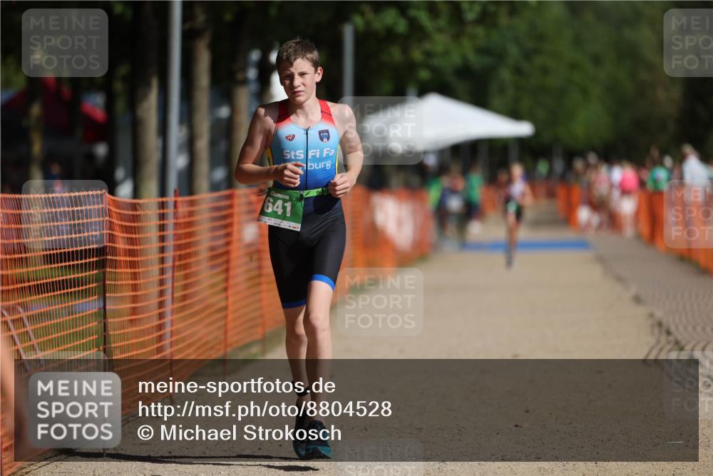 07.09.2025 - 19. Norderstedt Triathlon Michael Strokosch http://msf.ph/oto/8804528 07.09.2025 11:04:44 Laufen 100, 641 meine-sportfotos.de