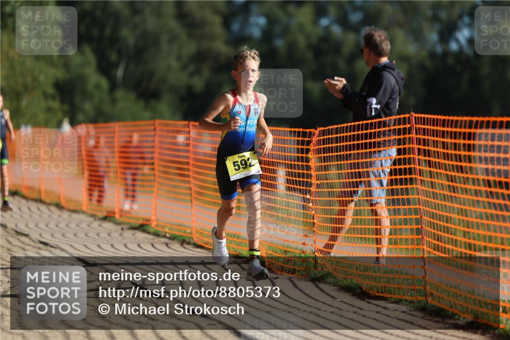 07.09.2025 - 19. Norderstedt Triathlon Michael Strokosch http://msf.ph/oto/8805373 07.09.2025 09:45:14 Laufen 592, 617 meine-sportfotos.de
