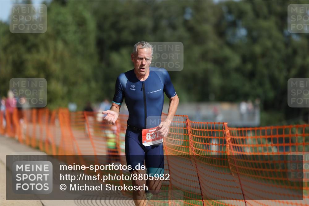 07.09.2025 - 19. Norderstedt Triathlon Michael Strokosch http://msf.ph/oto/8805982 07.09.2025 12:08:34 Laufen 149, 837 meine-sportfotos.de