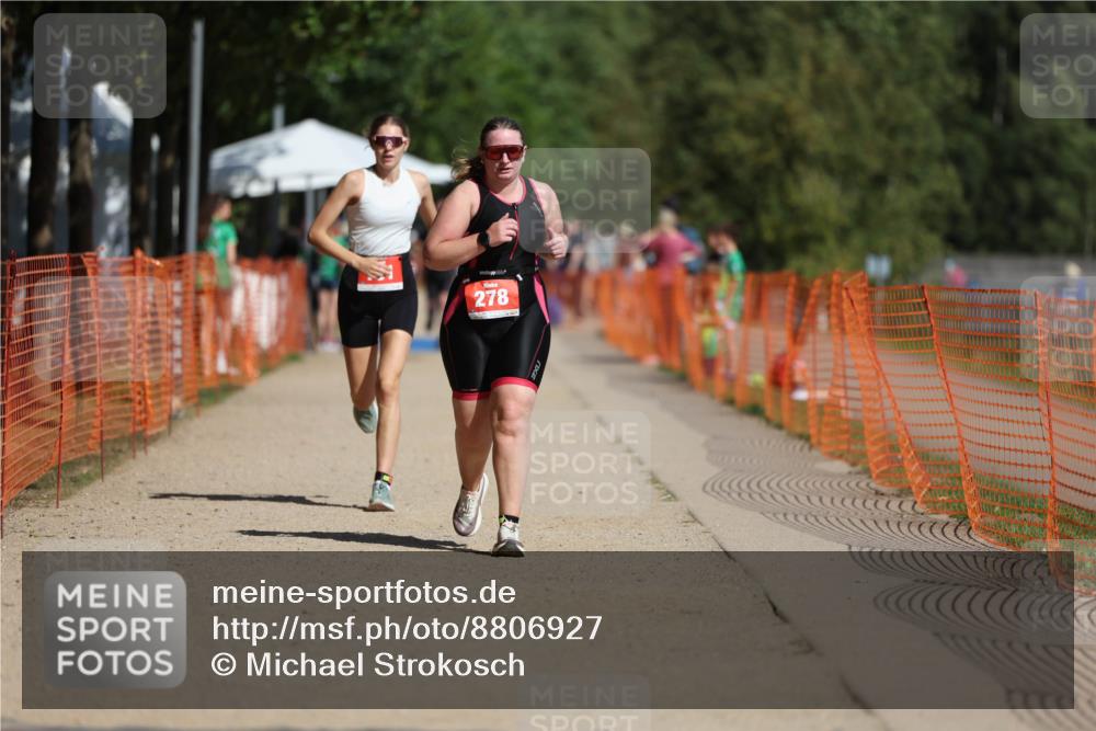 07.09.2025 - 19. Norderstedt Triathlon Michael Strokosch http://msf.ph/oto/8806927 07.09.2025 12:10:58 Laufen 278, 731 meine-sportfotos.de
