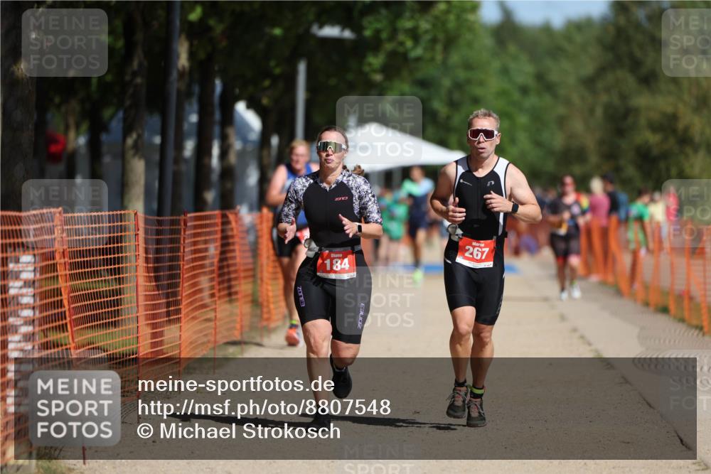 07.09.2025 - 19. Norderstedt Triathlon Michael Strokosch http://msf.ph/oto/8807548 07.09.2025 12:13:16 Laufen 184, 229, 267 meine-sportfotos.de