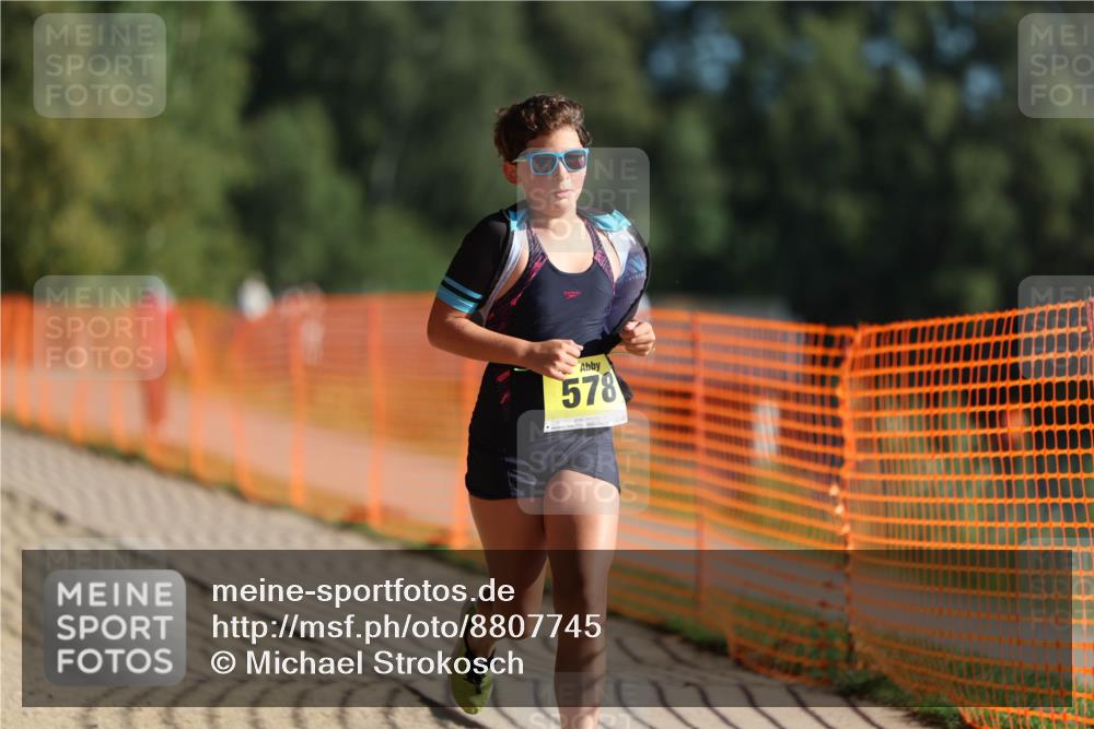 07.09.2025 - 19. Norderstedt Triathlon Michael Strokosch http://msf.ph/oto/8807745 07.09.2025 09:49:14 Laufen 578 meine-sportfotos.de