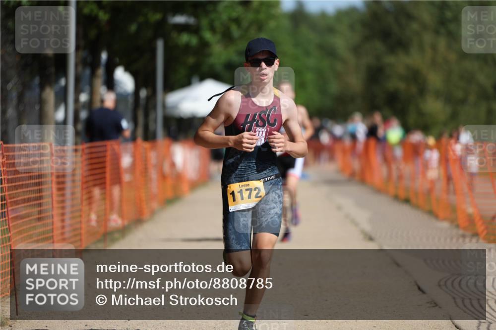 07.09.2025 - 19. Norderstedt Triathlon Michael Strokosch http://msf.ph/oto/8808785 07.09.2025 11:35:18 Laufen 1162, 1172 meine-sportfotos.de