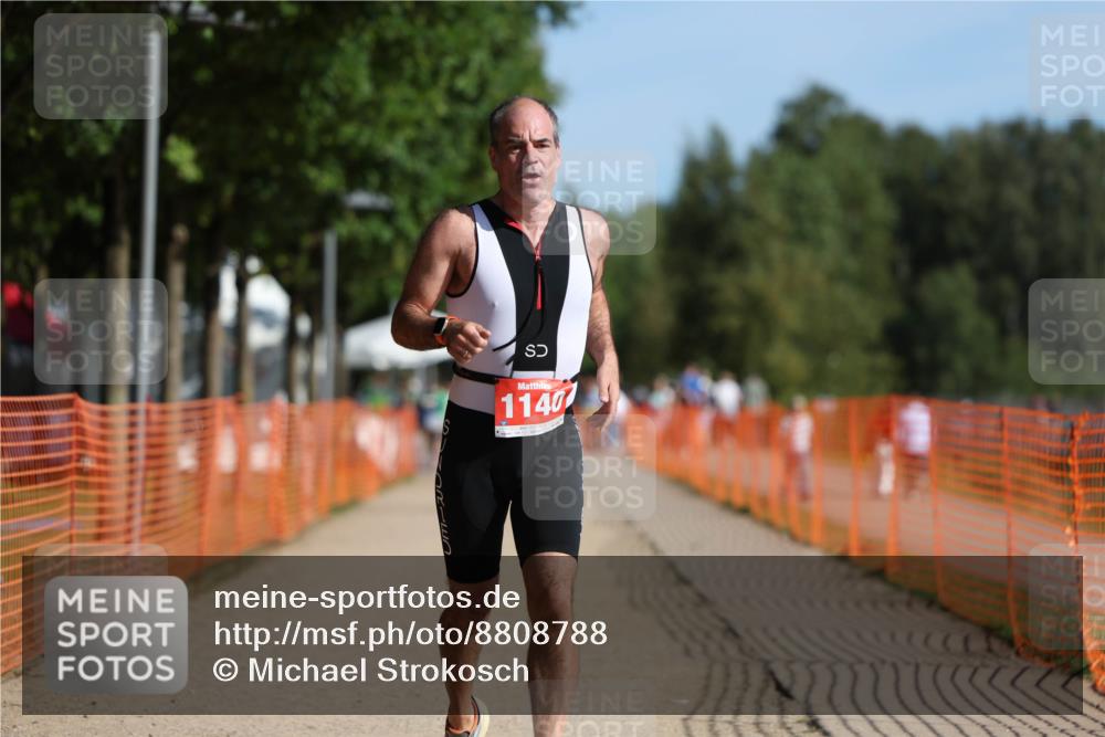 07.09.2025 - 19. Norderstedt Triathlon Michael Strokosch http://msf.ph/oto/8808788 07.09.2025 10:32:47 Laufen 1140 meine-sportfotos.de