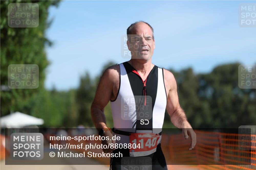 07.09.2025 - 19. Norderstedt Triathlon Michael Strokosch http://msf.ph/oto/8808804 07.09.2025 10:32:48 Laufen 1140 meine-sportfotos.de
