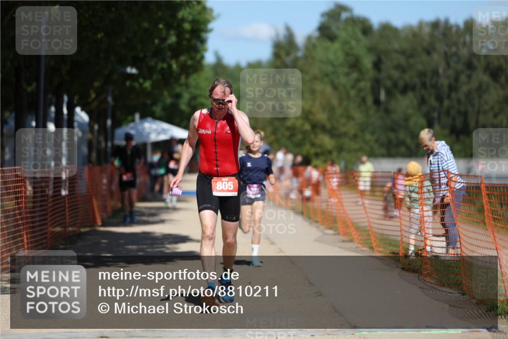 07.09.2025 - 19. Norderstedt Triathlon Michael Strokosch http://msf.ph/oto/8810211 07.09.2025 13:25:53 Laufen 333, 805 meine-sportfotos.de