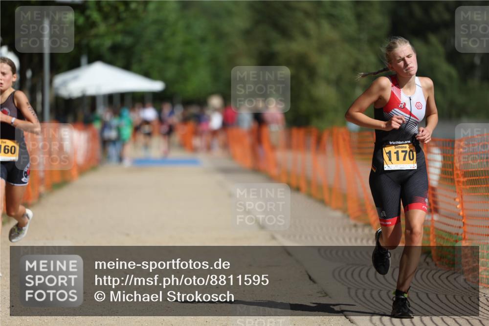 07.09.2025 - 19. Norderstedt Triathlon Michael Strokosch http://msf.ph/oto/8811595 07.09.2025 11:40:36 Laufen 1160, 1170 meine-sportfotos.de