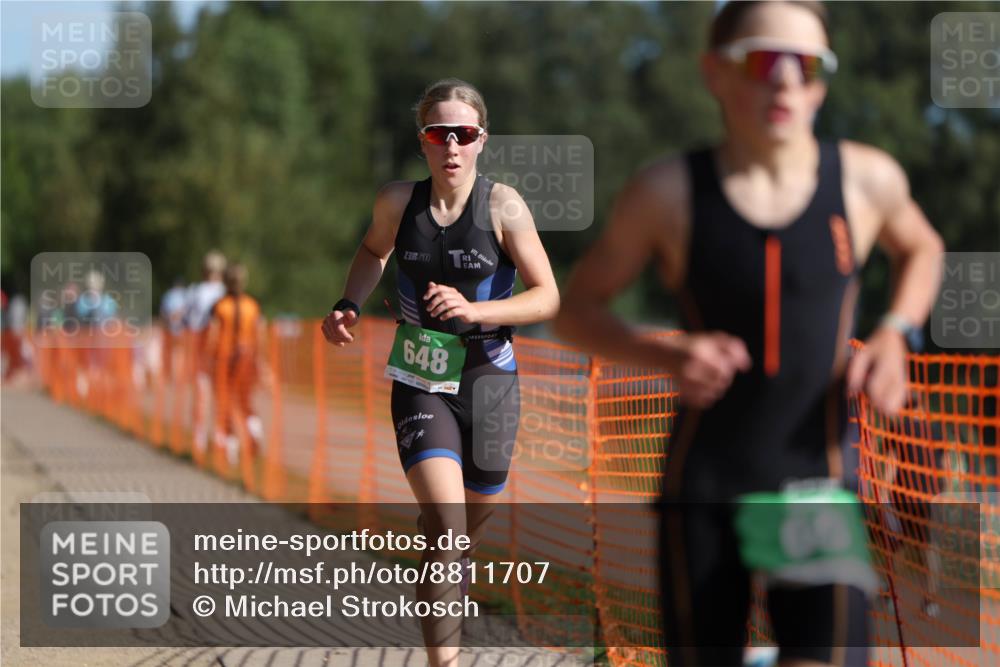 07.09.2025 - 19. Norderstedt Triathlon Michael Strokosch http://msf.ph/oto/8811707 07.09.2025 10:42:18 Laufen 68, 648 meine-sportfotos.de