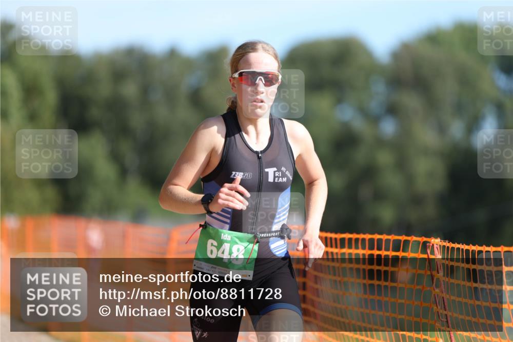07.09.2025 - 19. Norderstedt Triathlon Michael Strokosch http://msf.ph/oto/8811728 07.09.2025 10:42:19 Laufen 68, 648 meine-sportfotos.de