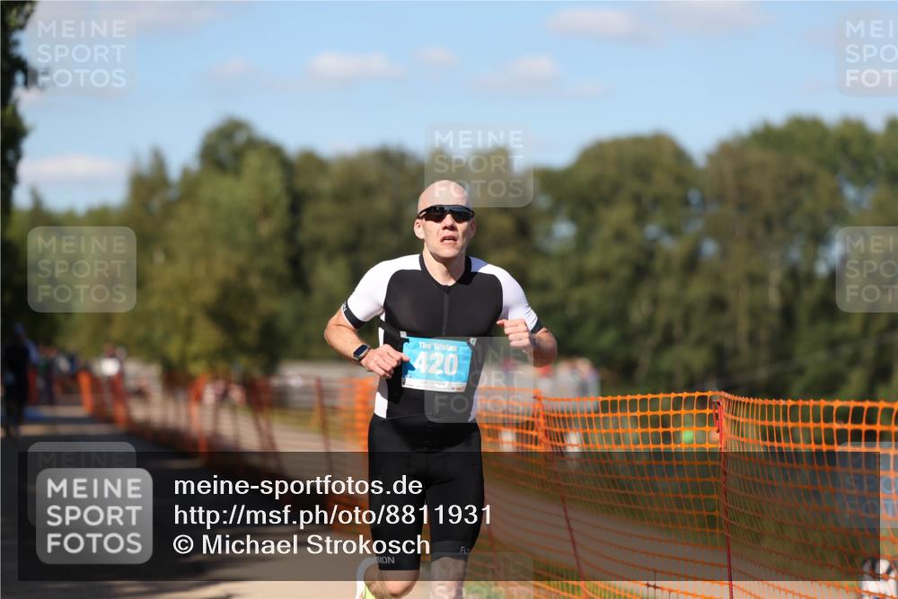 07.09.2025 - 19. Norderstedt Triathlon Michael Strokosch http://msf.ph/oto/8811931 07.09.2025 15:22:26 Laufen 420 meine-sportfotos.de
