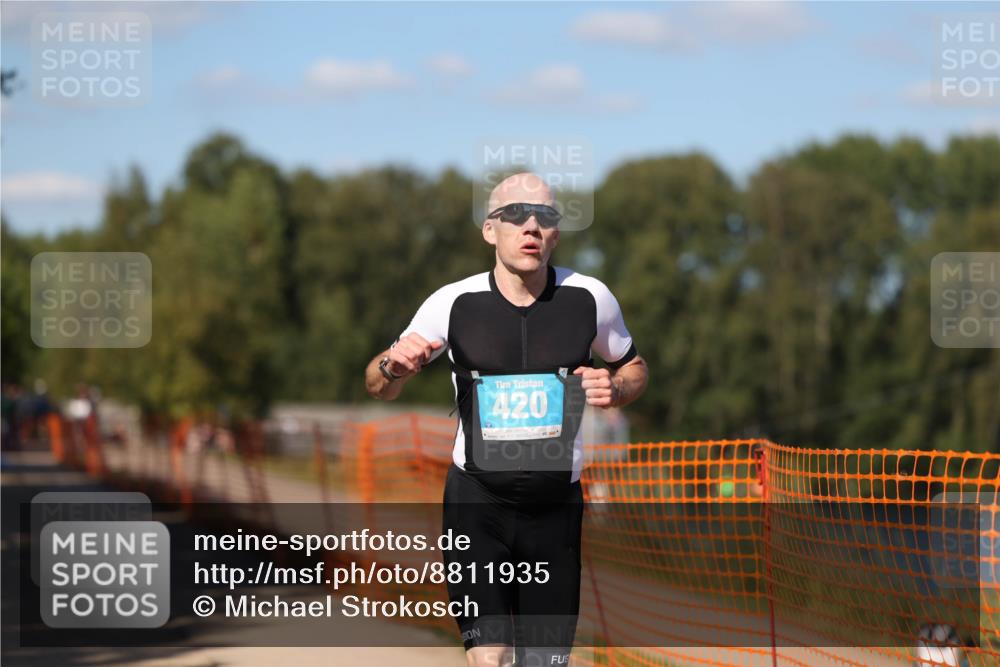 07.09.2025 - 19. Norderstedt Triathlon Michael Strokosch http://msf.ph/oto/8811935 07.09.2025 15:22:26 Laufen 420 meine-sportfotos.de