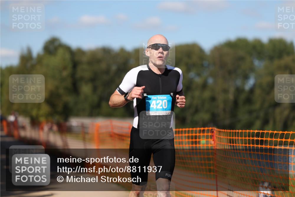 07.09.2025 - 19. Norderstedt Triathlon Michael Strokosch http://msf.ph/oto/8811937 07.09.2025 15:22:26 Laufen 420 meine-sportfotos.de