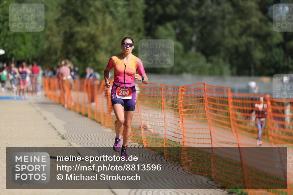 07.09.2025 - 19. Norderstedt Triathlon Michael Strokosch http://msf.ph/oto/8813596 07.09.2025 11:43:01 Laufen 204 meine-sportfotos.de