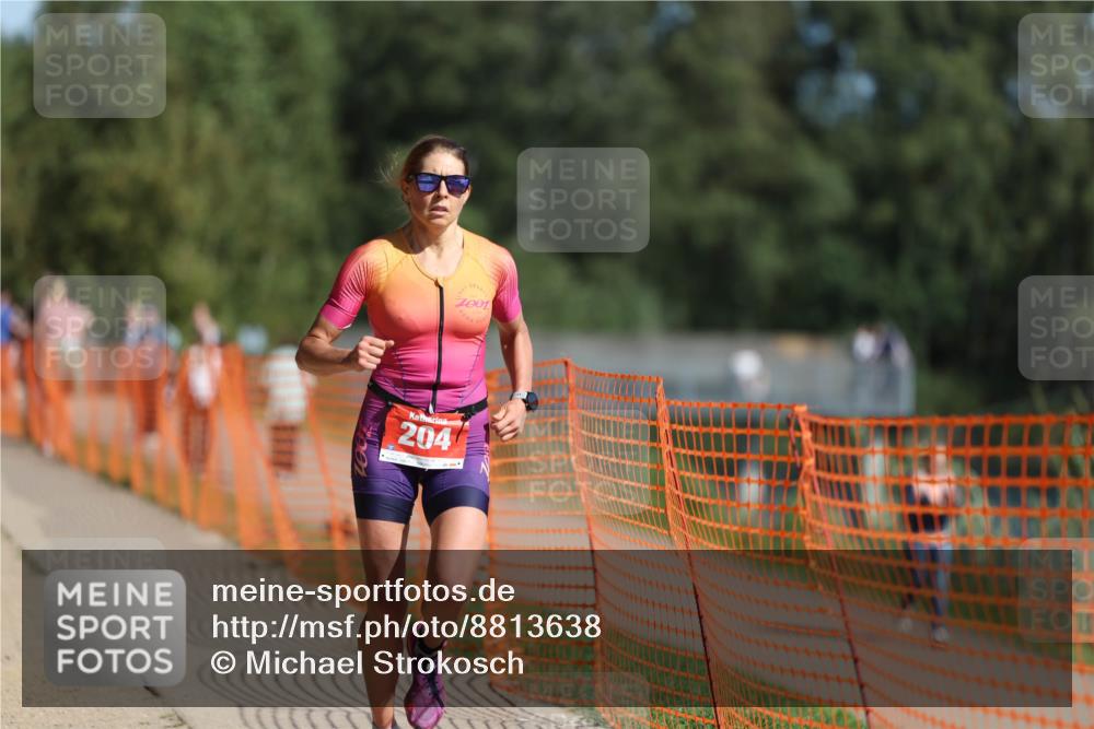 07.09.2025 - 19. Norderstedt Triathlon Michael Strokosch http://msf.ph/oto/8813638 07.09.2025 11:43:03 Laufen 204 meine-sportfotos.de