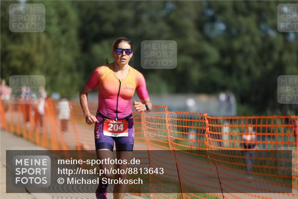 07.09.2025 - 19. Norderstedt Triathlon Michael Strokosch http://msf.ph/oto/8813643 07.09.2025 11:43:03 Laufen 204 meine-sportfotos.de