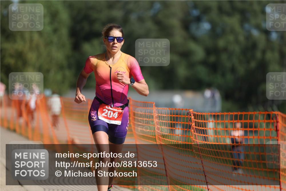 07.09.2025 - 19. Norderstedt Triathlon Michael Strokosch http://msf.ph/oto/8813653 07.09.2025 11:43:03 Laufen 204 meine-sportfotos.de