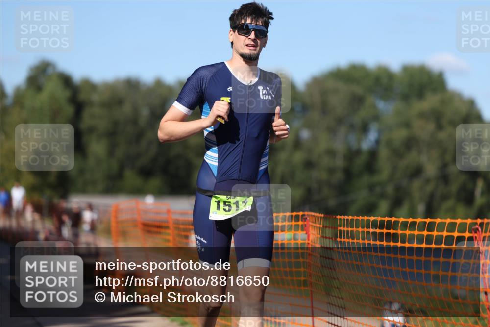 07.09.2025 - 19. Norderstedt Triathlon Michael Strokosch http://msf.ph/oto/8816650 07.09.2025 15:36:35 Laufen 1511 meine-sportfotos.de