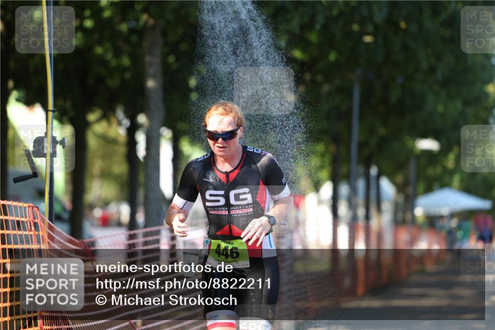 07.09.2025 - 19. Norderstedt Triathlon Michael Strokosch http://msf.ph/oto/8822211 07.09.2025 16:02:08 Laufen 377, 446 meine-sportfotos.de