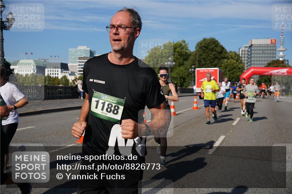 07.09.2025 - BARMER Alsterlauf Yannick Fuchs http://msf.ph/oto/8826773 07.09.2025 10:06:44 Laufen 36, 1188 meine-sportfotos.de