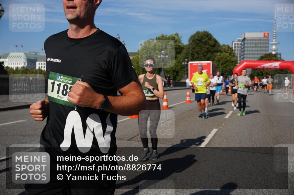 07.09.2025 - BARMER Alsterlauf Yannick Fuchs http://msf.ph/oto/8826774 07.09.2025 10:06:44 Laufen 16136, 1188, 504, 3 meine-sportfotos.de